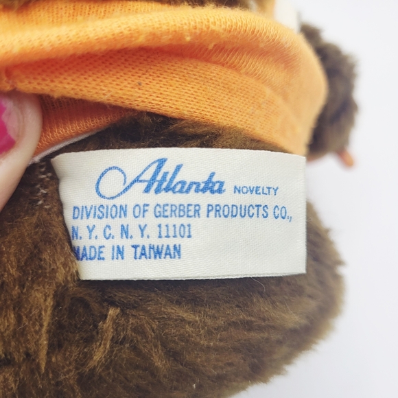 Vintage Kitsch Monkey Plush I’m Ape Over You Atlanta Novelty Gerber Taiwan - Picture 5 of 7